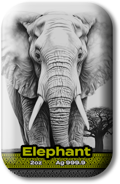 LATEST RELEASE FROM THE BIG FIVE OF AFRICA SILVER CAST BAR SERIES